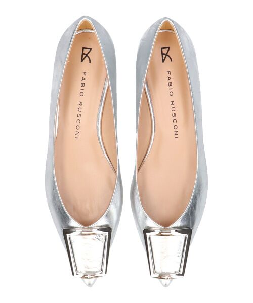 INTER-CHAUSSURES / インター ショシュール パンプス | 【FABIO RUSCONI】ポインテッドトウバックルパンプス | 詳細14