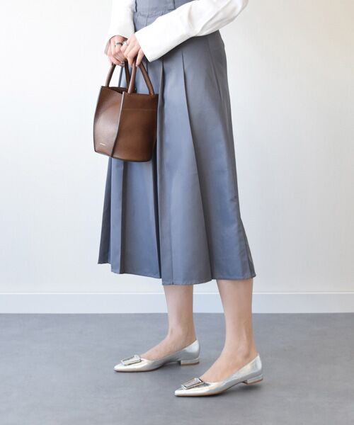 INTER-CHAUSSURES / インター ショシュール パンプス | 【FABIO RUSCONI】ポインテッドトウバックルパンプス | 詳細17