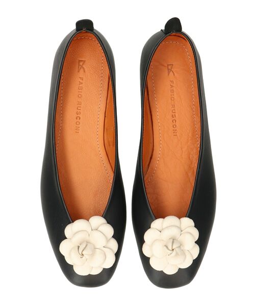 INTER-CHAUSSURES / インター ショシュール パンプス | 【FABIO RUSCONI】ラウンドトウVカットカメリアバレエ | 詳細4