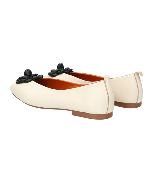 INTER-CHAUSSURES / インター ショシュール パンプス | 【FABIO RUSCONI】ラウンドトウVカットカメリアバレエ | 詳細8