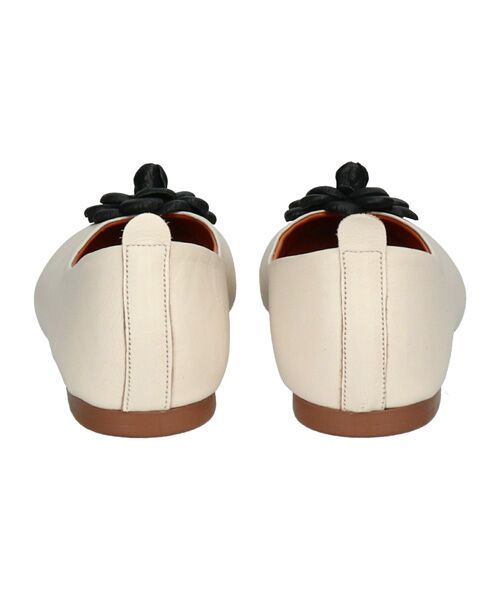 INTER-CHAUSSURES / インター ショシュール パンプス | 【FABIO RUSCONI】ラウンドトウVカットカメリアバレエ | 詳細9