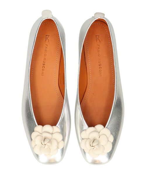 INTER-CHAUSSURES / インター ショシュール パンプス | 【FABIO RUSCONI】ラウンドトウVカットカメリアバレエ | 詳細16