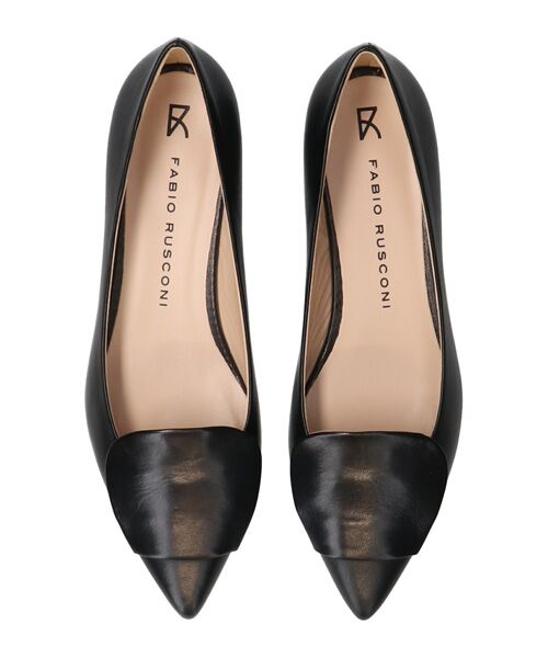 INTER-CHAUSSURES / インター ショシュール パンプス | 【FABIO RUSCONI】ローヒールポインテッドトウパンプス | 詳細5