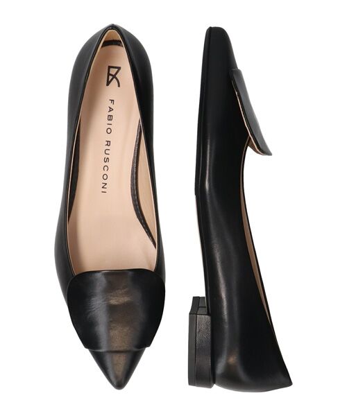 INTER-CHAUSSURES / インター ショシュール パンプス | 【FABIO RUSCONI】ローヒールポインテッドトウパンプス | 詳細6