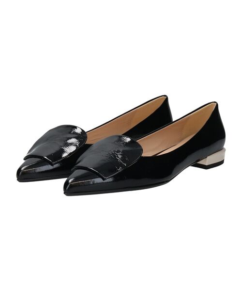 INTER-CHAUSSURES / インター ショシュール パンプス | 【FABIO RUSCONI】ローヒールポインテッドトウパンプス | 詳細8