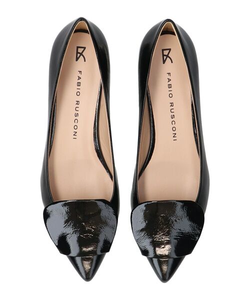 INTER-CHAUSSURES / インター ショシュール パンプス | 【FABIO RUSCONI】ローヒールポインテッドトウパンプス | 詳細12