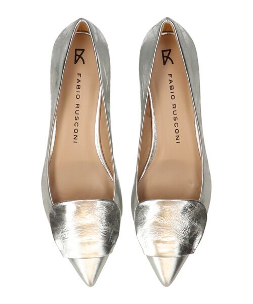 INTER-CHAUSSURES / インター ショシュール パンプス | 【FABIO RUSCONI】ローヒールポインテッドトウパンプス | 詳細19