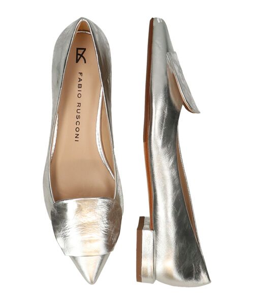 INTER-CHAUSSURES / インター ショシュール パンプス | 【FABIO RUSCONI】ローヒールポインテッドトウパンプス | 詳細20