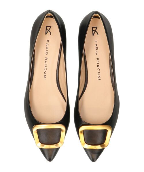 INTER-CHAUSSURES / インター ショシュール パンプス | 【FABIO RUSCONI】ローヒールバックルパンプス | 詳細5