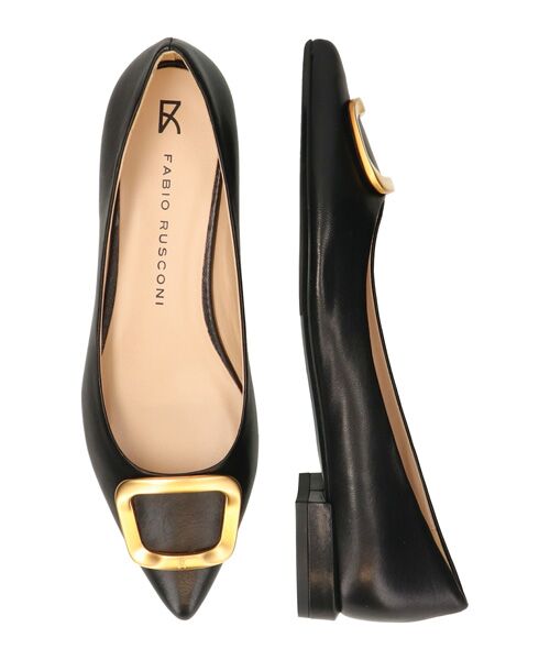 INTER-CHAUSSURES / インター ショシュール パンプス | 【FABIO RUSCONI】ローヒールバックルパンプス | 詳細6