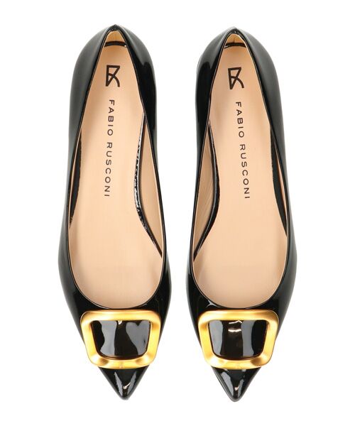 INTER-CHAUSSURES / インター ショシュール パンプス | 【FABIO RUSCONI】ローヒールバックルパンプス | 詳細11