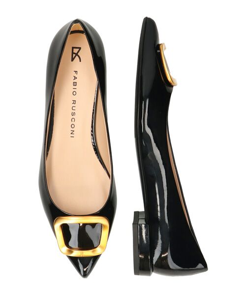 INTER-CHAUSSURES / インター ショシュール パンプス | 【FABIO RUSCONI】ローヒールバックルパンプス | 詳細12