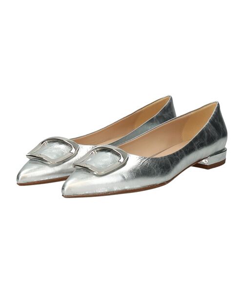 INTER-CHAUSSURES / インター ショシュール パンプス | 【FABIO RUSCONI】ローヒールバックルパンプス | 詳細14