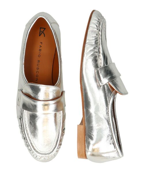 INTER-CHAUSSURES / インター ショシュール ビジネス・ドレスシューズ | 【FABIO RUSCONI】クラックレザーローファー | 詳細5