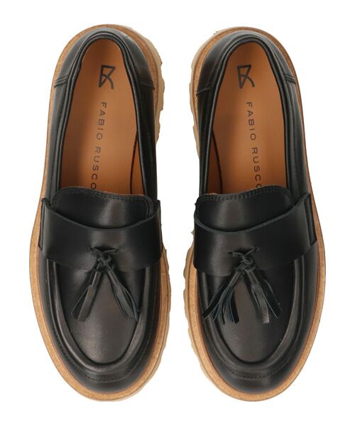 INTER-CHAUSSURES / インター ショシュール ビジネス・ドレスシューズ | 【FABIO RUSCONI】ラウンドトウ厚底タッセルローファー | 詳細4