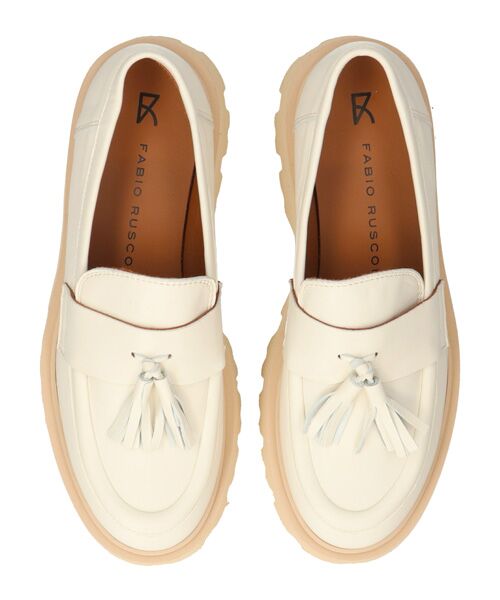 INTER-CHAUSSURES / インター ショシュール ビジネス・ドレスシューズ | 【FABIO RUSCONI】ラウンドトウ厚底タッセルローファー | 詳細10