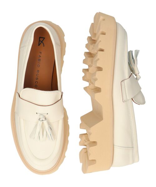 INTER-CHAUSSURES / インター ショシュール ビジネス・ドレスシューズ | 【FABIO RUSCONI】ラウンドトウ厚底タッセルローファー | 詳細11