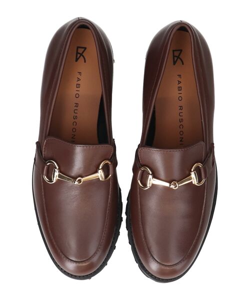 INTER-CHAUSSURES/インター ショシュール 【FABIO RUSCONI】EVAタンクソールビットローファー ダークブラウン 39 INTER-CHAUSSURES/インター ショシュール 【FABIO RUSCONI】EVAタンクソールビットローファー ダークブラウン 39