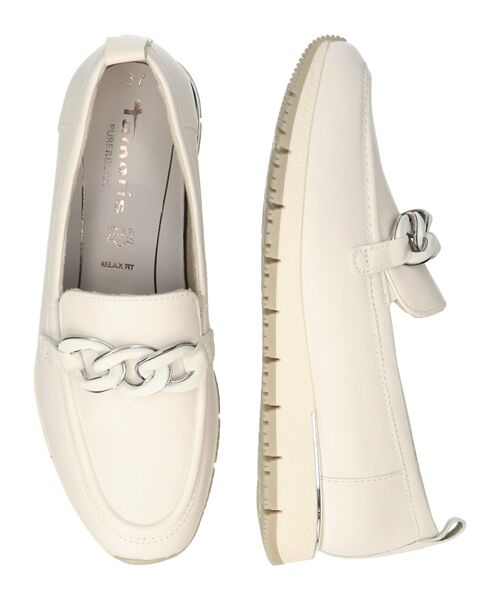 INTER-CHAUSSURES / インター ショシュール ビジネス・ドレスシューズ | 【TAMARIS】チェーン飾りスリッポンシューズ | 詳細6