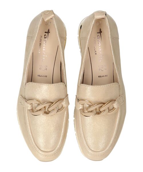 INTER-CHAUSSURES / インター ショシュール ビジネス・ドレスシューズ | 【TAMARIS】チェーン飾りスリッポンシューズ | 詳細12