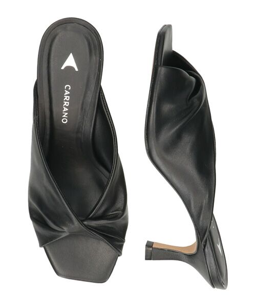 INTER-CHAUSSURES / インター ショシュール サンダル | 【CARRANO】スクエアトゥツイストミュールサンダル | 詳細5