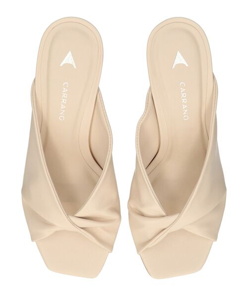 INTER-CHAUSSURES / インター ショシュール サンダル | 【CARRANO】スクエアトゥツイストミュールサンダル | 詳細10