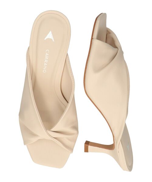 INTER-CHAUSSURES / インター ショシュール サンダル | 【CARRANO】スクエアトゥツイストミュールサンダル | 詳細11
