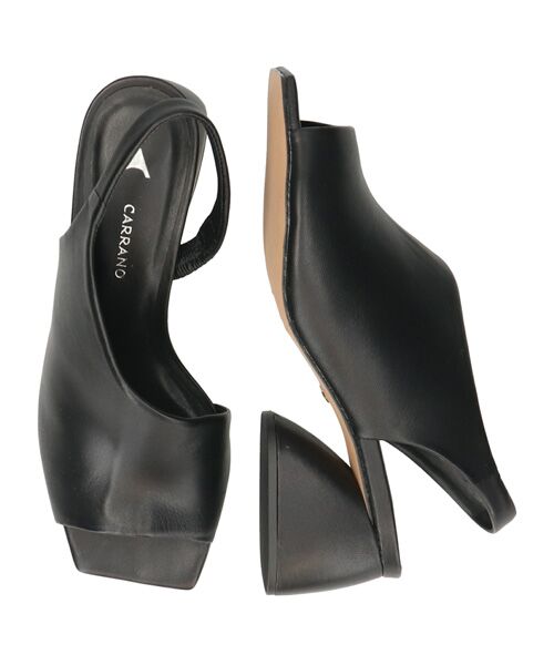 INTER-CHAUSSURES / インター ショシュール サンダル | 【CARRANO】スクエアトゥバックストラップサンダル | 詳細6