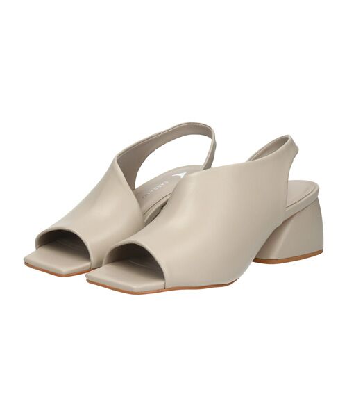 INTER-CHAUSSURES / インター ショシュール サンダル | 【CARRANO】スクエアトゥバックストラップサンダル | 詳細15