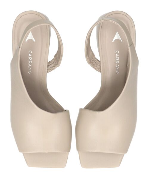 INTER-CHAUSSURES / インター ショシュール サンダル | 【CARRANO】スクエアトゥバックストラップサンダル | 詳細19