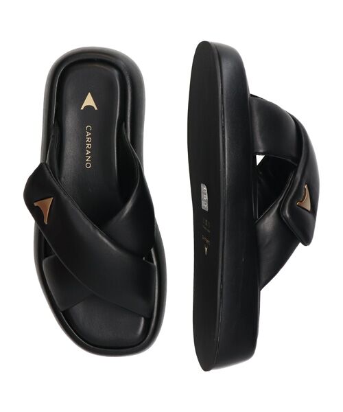 INTER-CHAUSSURES / インター ショシュール サンダル | 【CARRANO】パテッドベルトボリュームソールサンダル | 詳細6