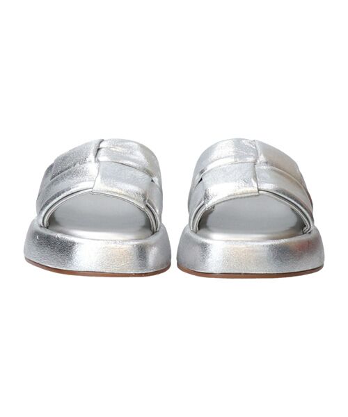 INTER-CHAUSSURES/インター ショシュール 【CARRANO】イントレチャートボリュームソールサンダル シルバー 37 INTER-CHAUSSURES/インター ショシュール 【CARRANO】イントレチャートボリュームソールサンダル シルバー 37