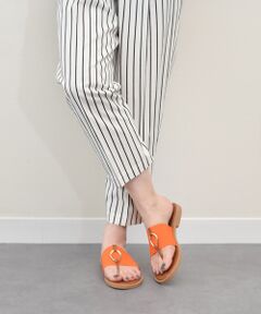 INTER-CHAUSSURES / インター ショシュール サンダル | 【ITALIAN SHOEMAKERS】メタルモチーフトングサンダル