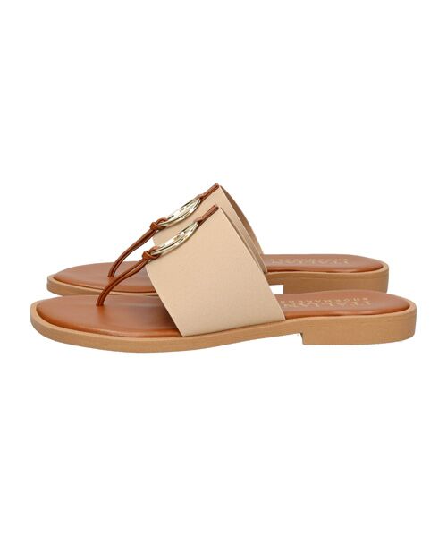 INTER-CHAUSSURES / インター ショシュール サンダル | 【ITALIAN SHOEMAKERS】メタルモチーフトングサンダル | 詳細1