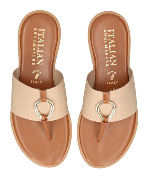 INTER-CHAUSSURES / インター ショシュール サンダル | 【ITALIAN SHOEMAKERS】メタルモチーフトングサンダル | 詳細4