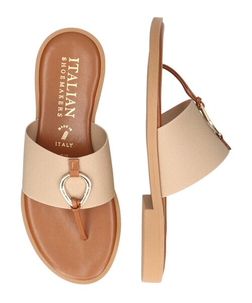 INTER-CHAUSSURES / インター ショシュール サンダル | 【ITALIAN SHOEMAKERS】メタルモチーフトングサンダル | 詳細5