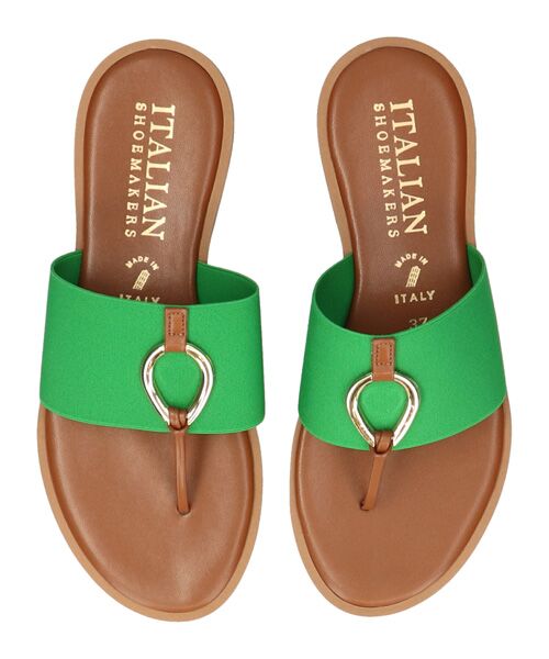 INTER-CHAUSSURES / インター ショシュール サンダル | 【ITALIAN SHOEMAKERS】メタルモチーフトングサンダル | 詳細17