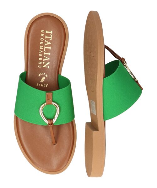 INTER-CHAUSSURES / インター ショシュール サンダル | 【ITALIAN SHOEMAKERS】メタルモチーフトングサンダル | 詳細18