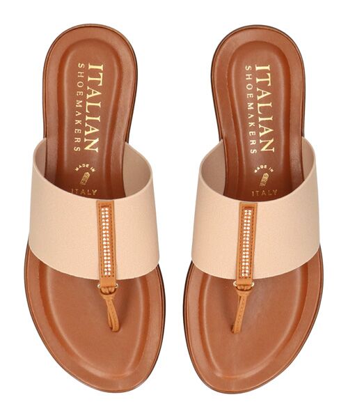 INTER-CHAUSSURES / インター ショシュール サンダル | 【ITALIAN SHOEMAKERS】センタービジューエラスティックサンダル | 詳細10