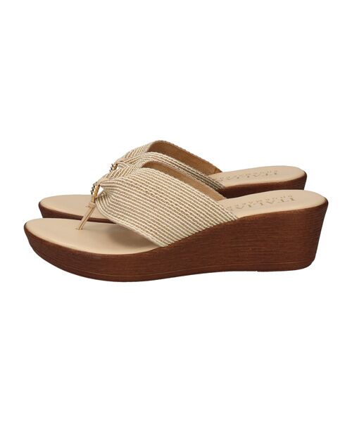 INTER-CHAUSSURES / インター ショシュール サンダル | 【ITALIAN SHOEMAKERS】厚底トングサンダル | 詳細1