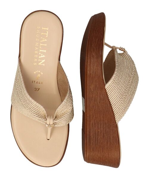 INTER-CHAUSSURES / インター ショシュール サンダル | 【ITALIAN SHOEMAKERS】厚底トングサンダル | 詳細5