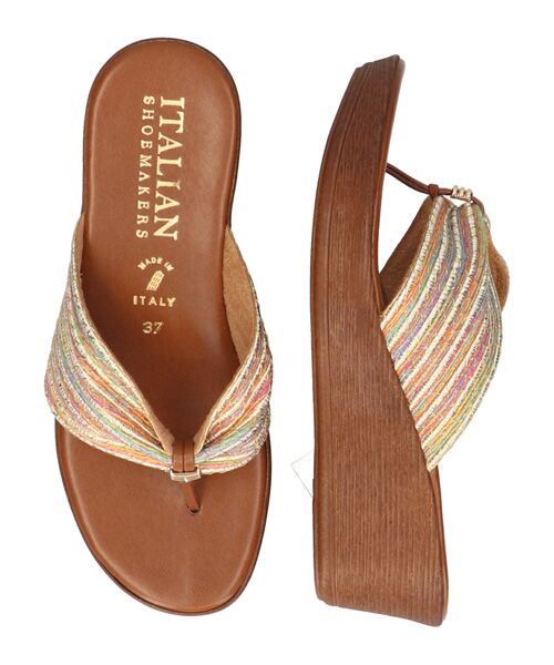 INTER-CHAUSSURES / インター ショシュール サンダル | 【ITALIAN SHOEMAKERS】厚底トングサンダル | 詳細11