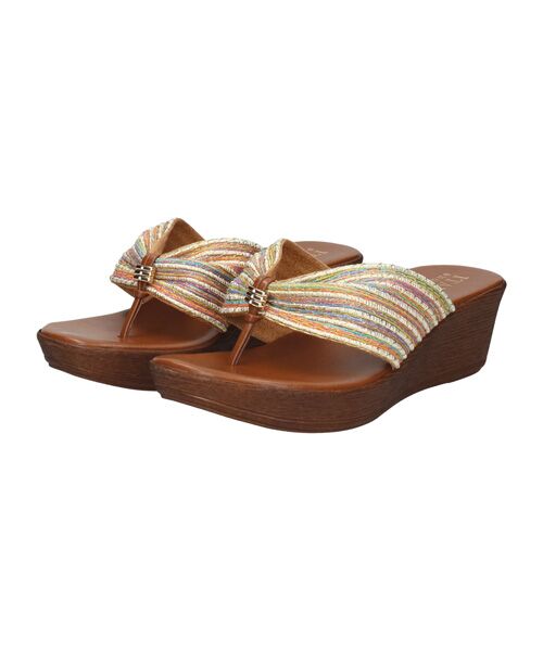 INTER-CHAUSSURES/インター ショシュール 【ITALIAN SHOEMAKERS】厚底トングサンダル マルチ 36 INTER-CHAUSSURES/インター ショシュール 【ITALIAN SHOEMAKERS】厚底トングサンダル マルチ 36