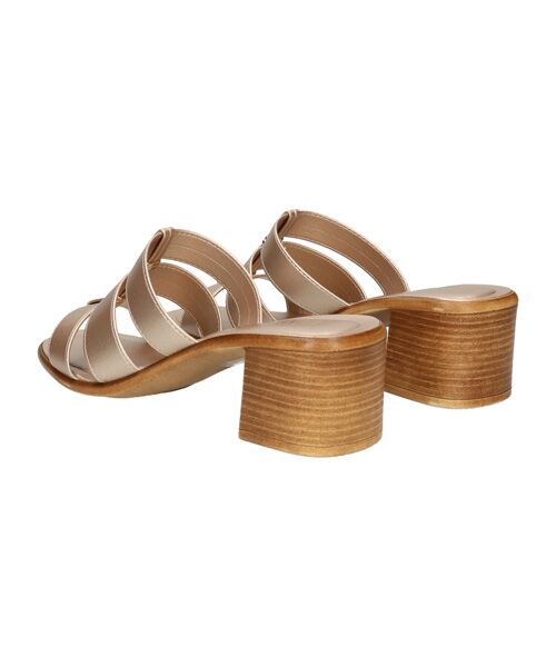 INTER-CHAUSSURES / インター ショシュール サンダル | 【ITALIAN SHOEMAKERS】トリプルストラップヒールサンダル | 詳細2