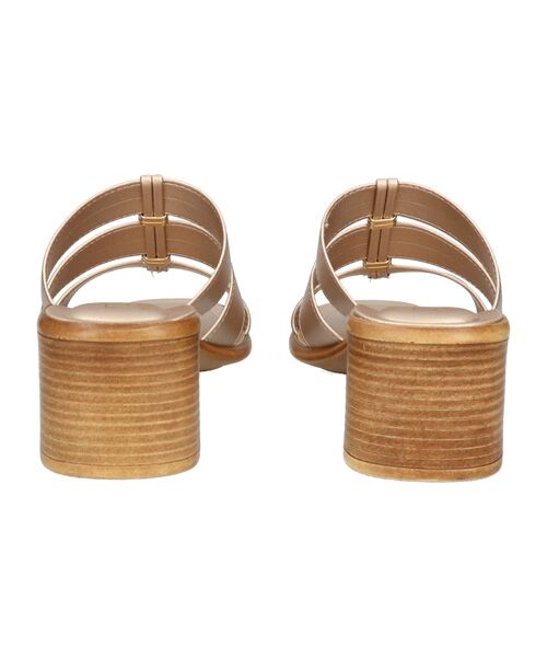 INTER-CHAUSSURES / インター ショシュール サンダル | 【ITALIAN SHOEMAKERS】トリプルストラップヒールサンダル | 詳細3