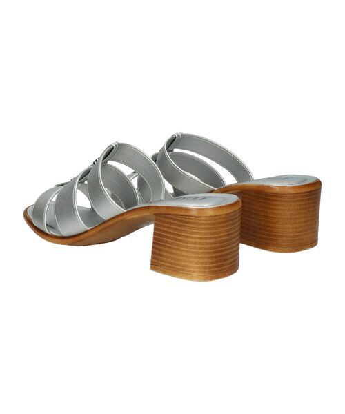 INTER-CHAUSSURES / インター ショシュール サンダル | 【ITALIAN SHOEMAKERS】トリプルストラップヒールサンダル | 詳細8