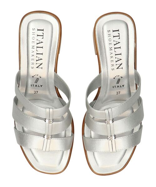 INTER-CHAUSSURES / インター ショシュール サンダル | 【ITALIAN SHOEMAKERS】トリプルストラップヒールサンダル | 詳細10