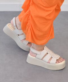 INTER-CHAUSSURES / インター ショシュール サンダル | 【VAGABOND】厚底グルカテイストサンダル