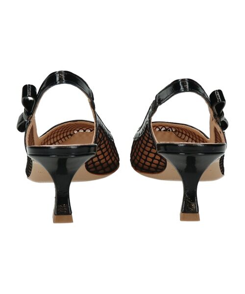 INTER-CHAUSSURES / インター ショシュール パンプス | 【FABIO RUSCONI】チュールネットサイドリボンバックバンド | 詳細3