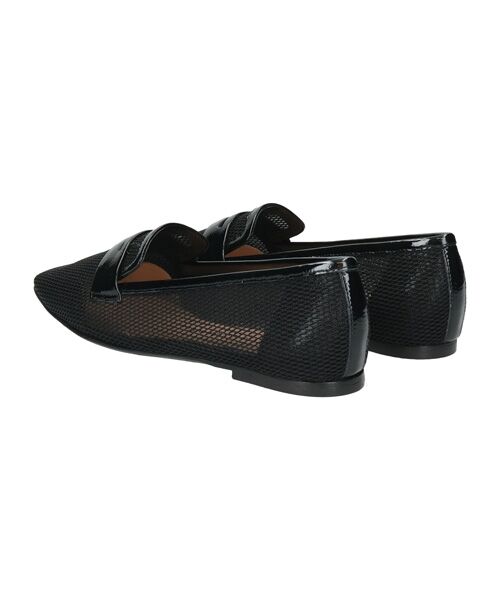 INTER-CHAUSSURES / インター ショシュール ビジネス・ドレスシューズ | 【FABIO RUSCONI】スクエアトウメッシュフラットローファー | 詳細3